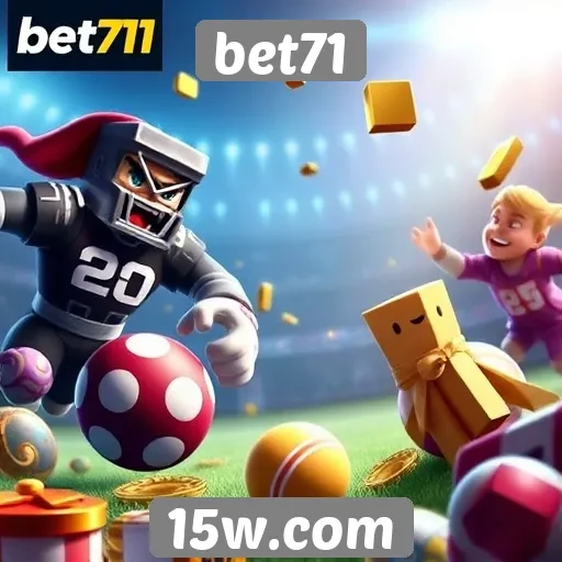 Diversidade de jogos disponíveis na plataforma bet71